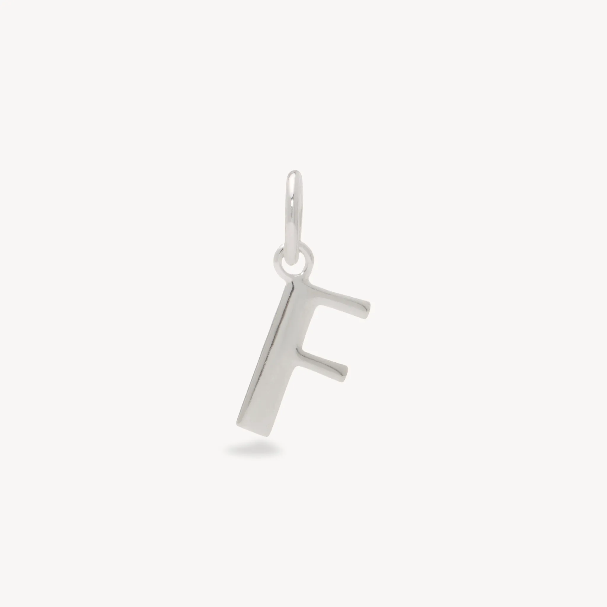 Silver Letter Charm