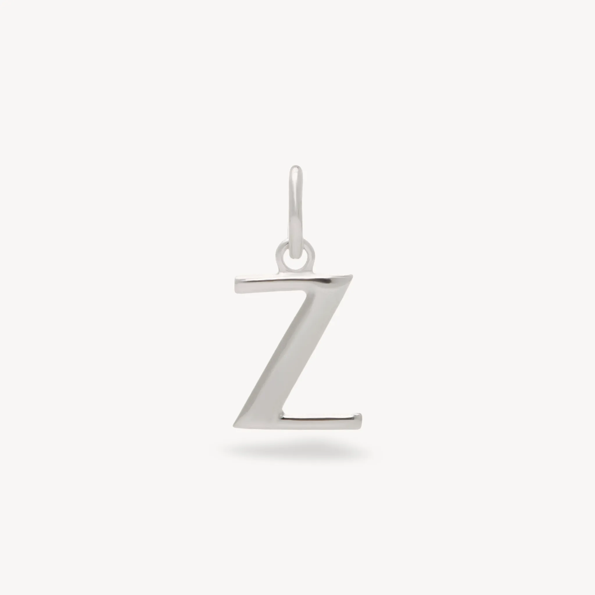 Silver Letter Charm