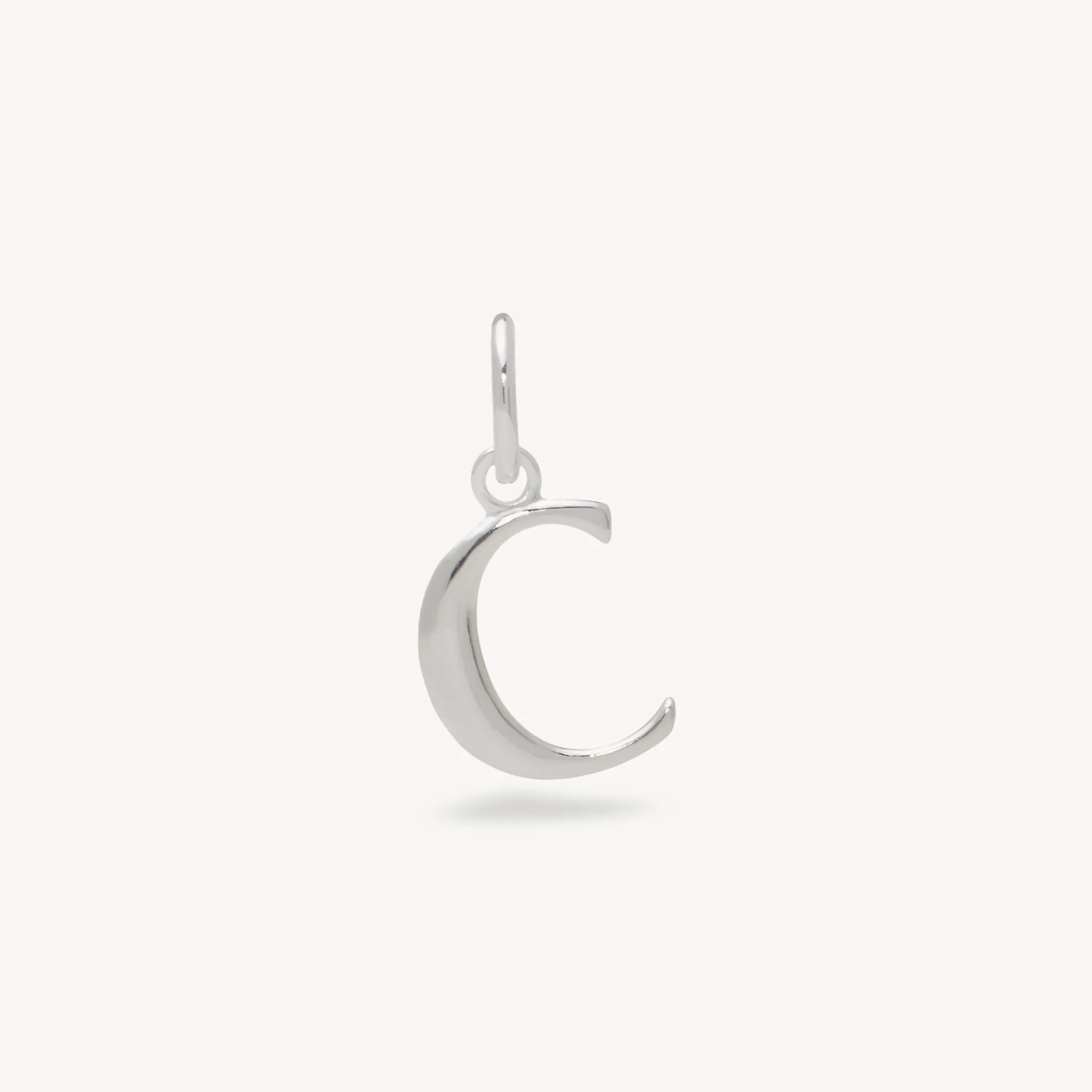 Silver Letter Charm