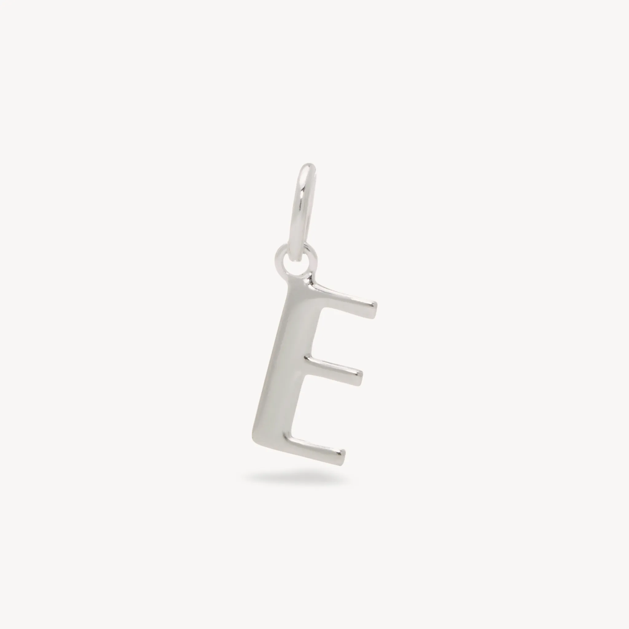 Silver Letter Charm