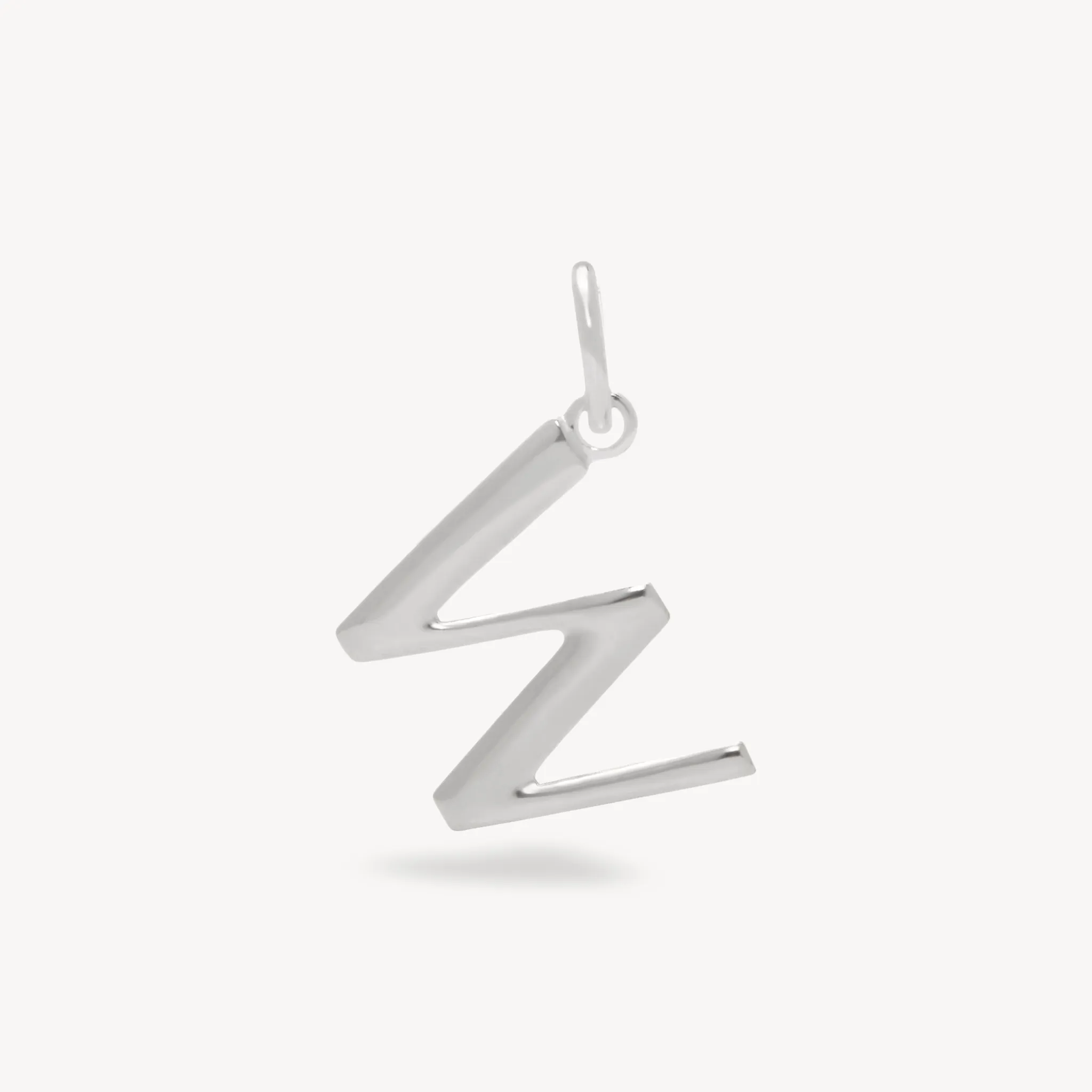 Silver Letter Charm