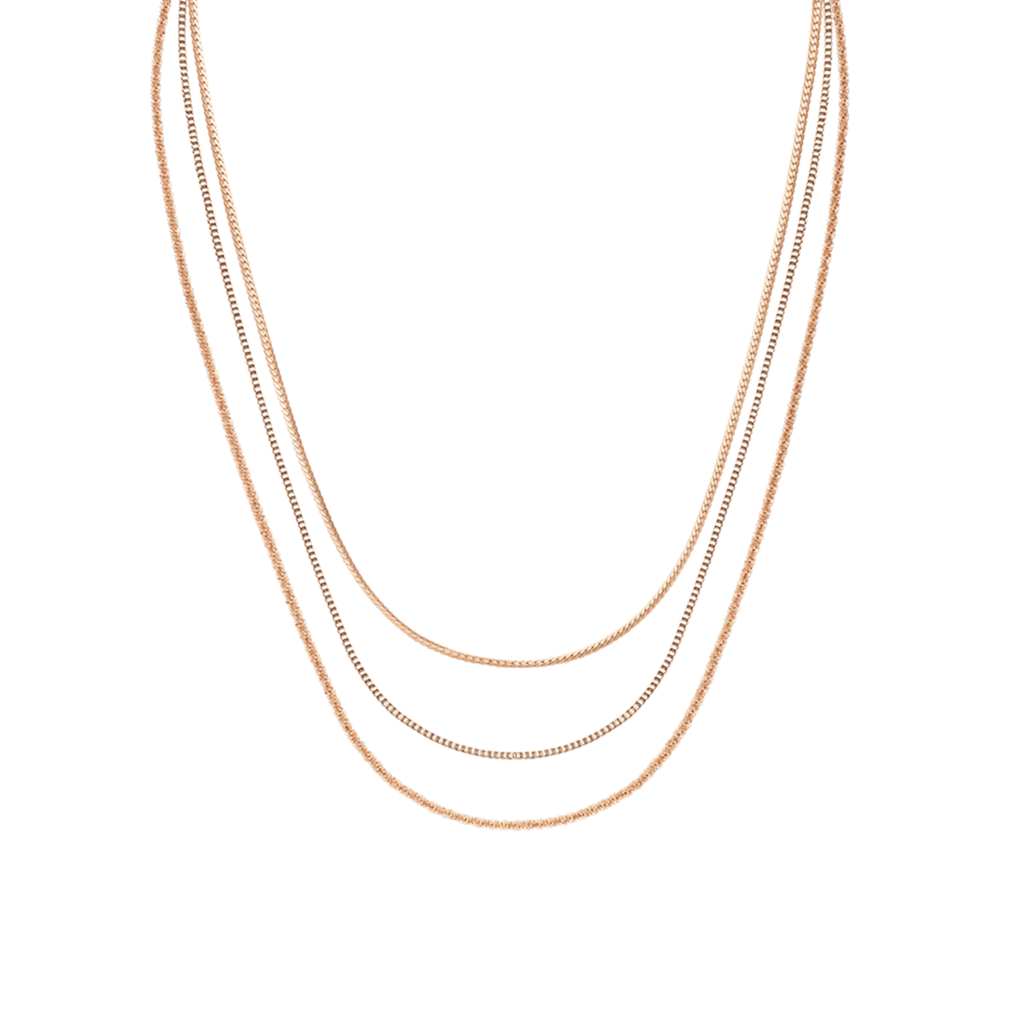 Staple Necklace Set RG