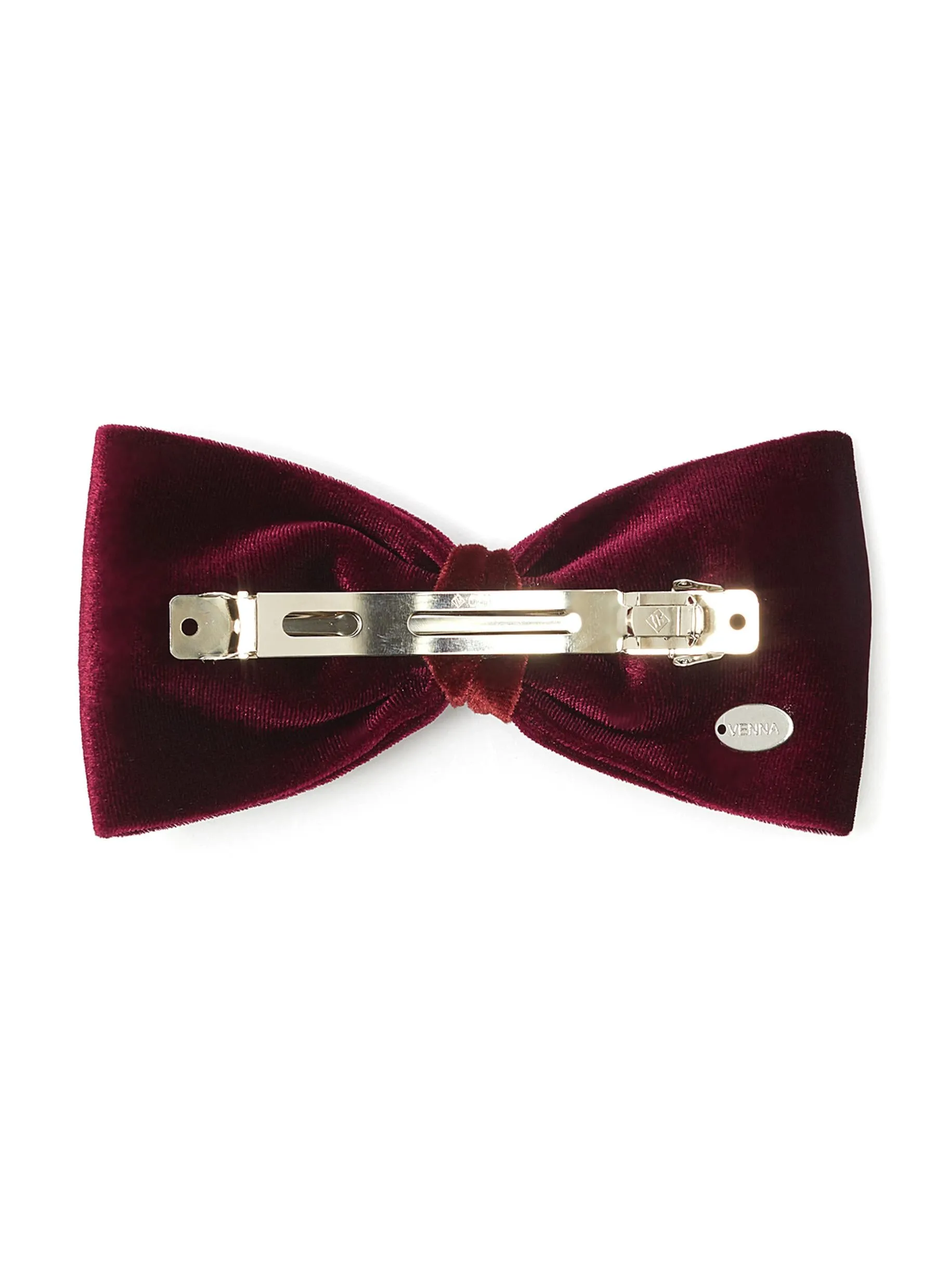 'STAR' VELVET BOW HAIR CLIP