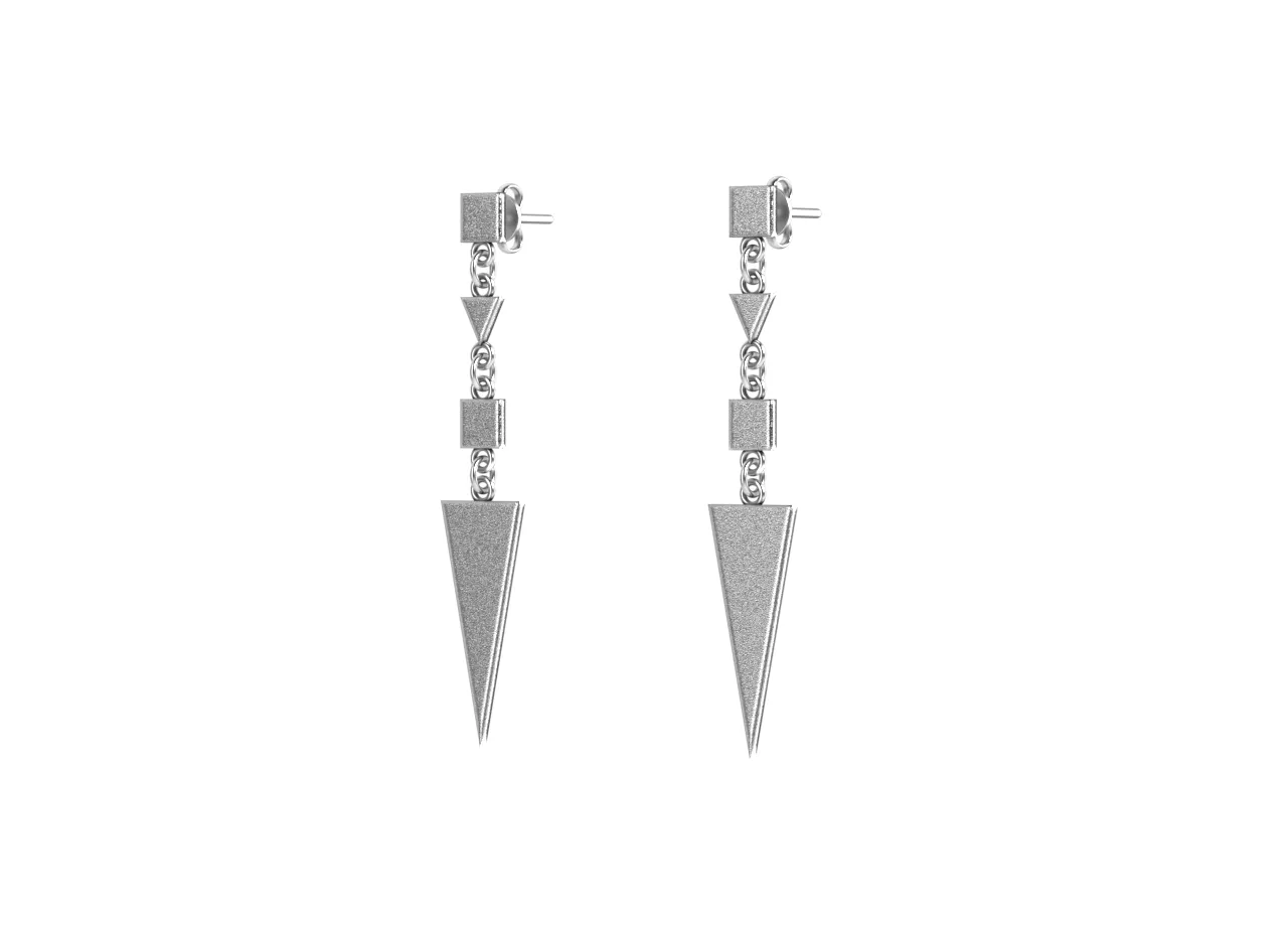 Sterling silver earrings "Arin"