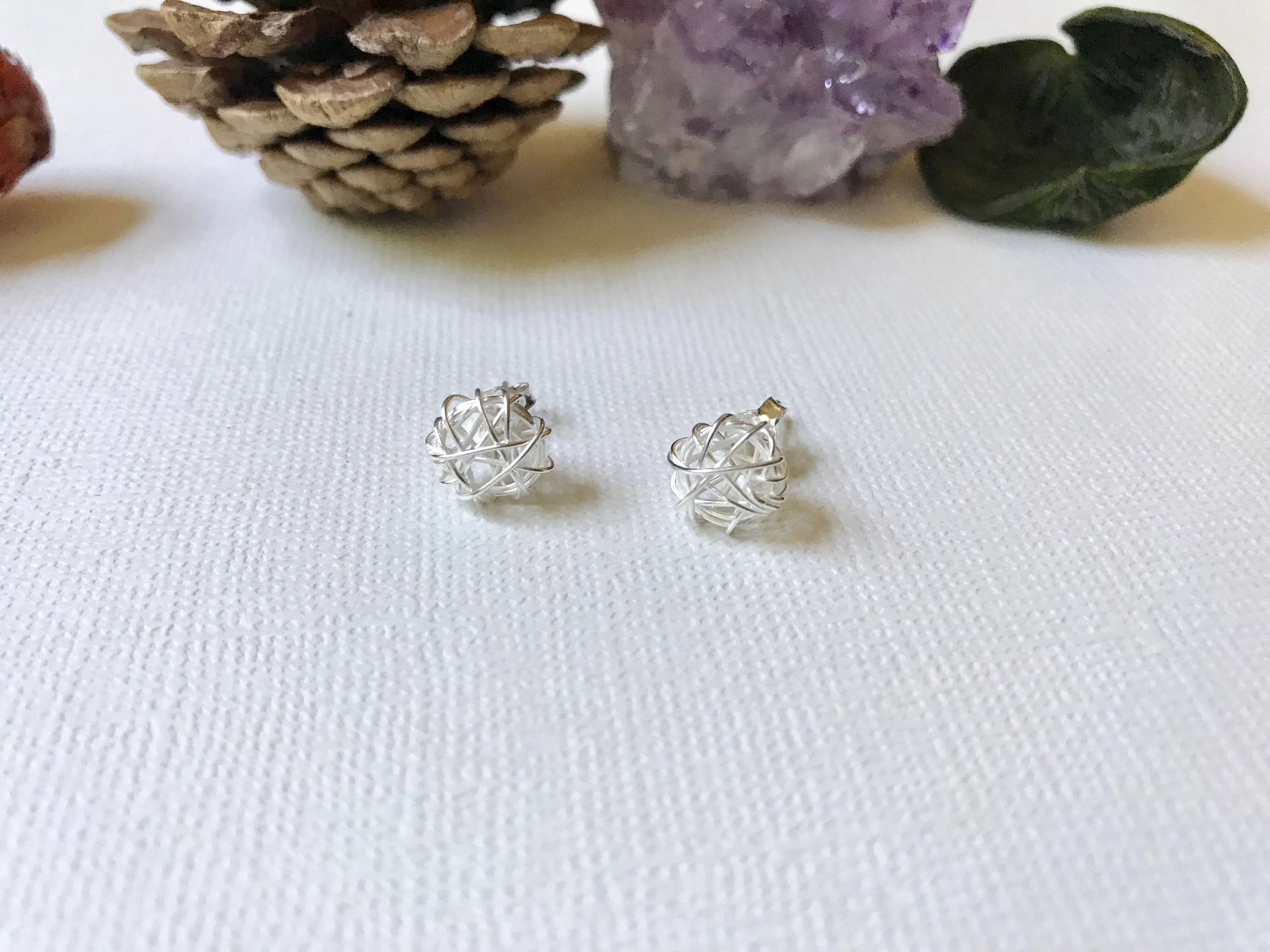 Sterling Silver Knot earrings, Knot studs, Knot jewelry, Love Knot earrings, Love Knot studs, Infinity earrings, Wire Knot earrings