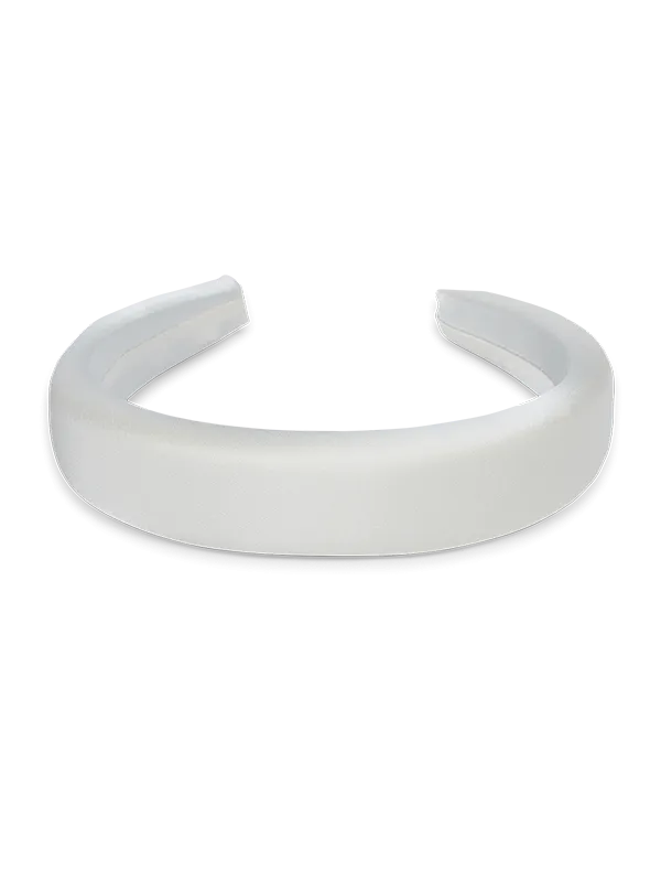 Sylvie Ivory Satin Headband