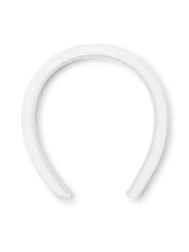 Sylvie Ivory Satin Headband