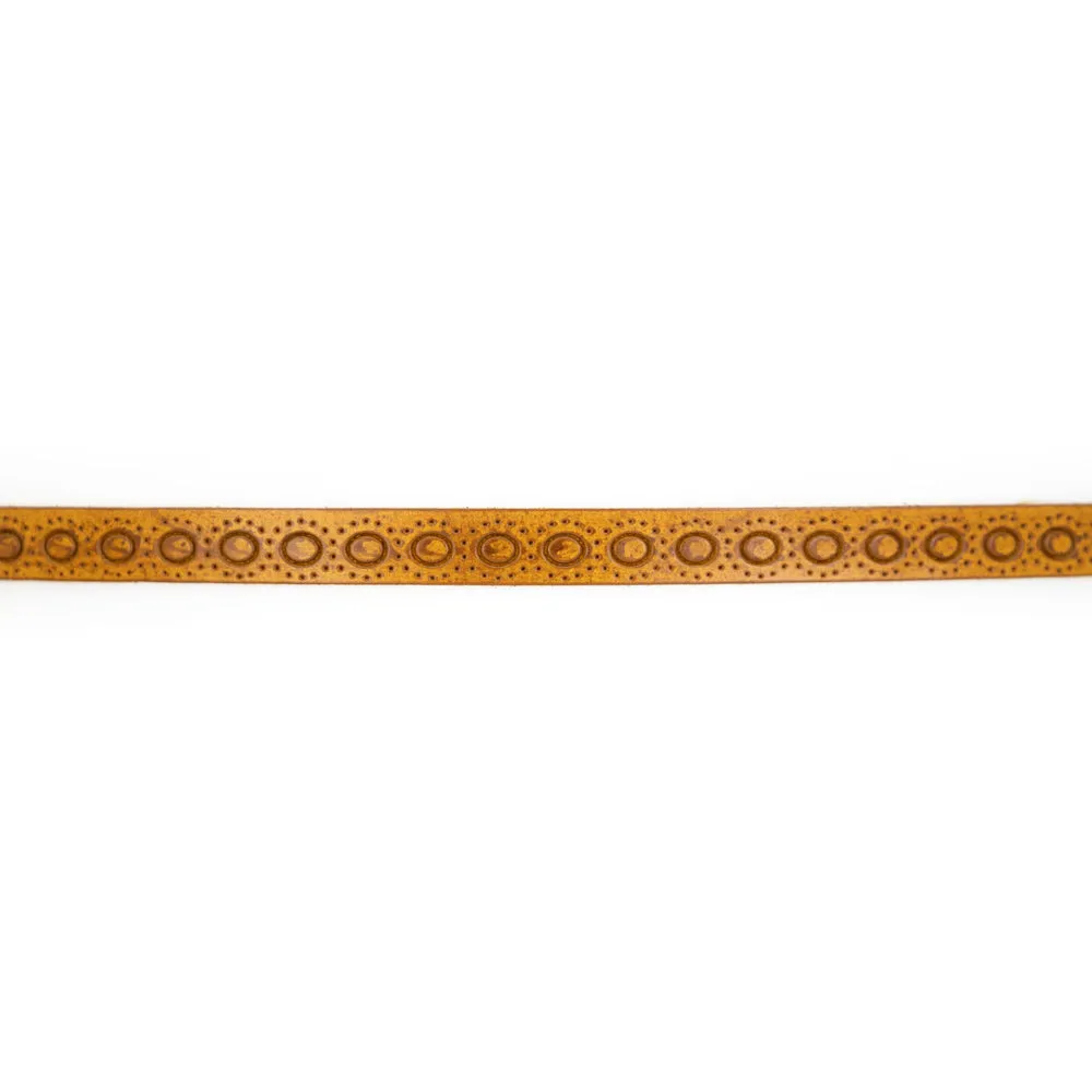 Tan Leatherette Headband