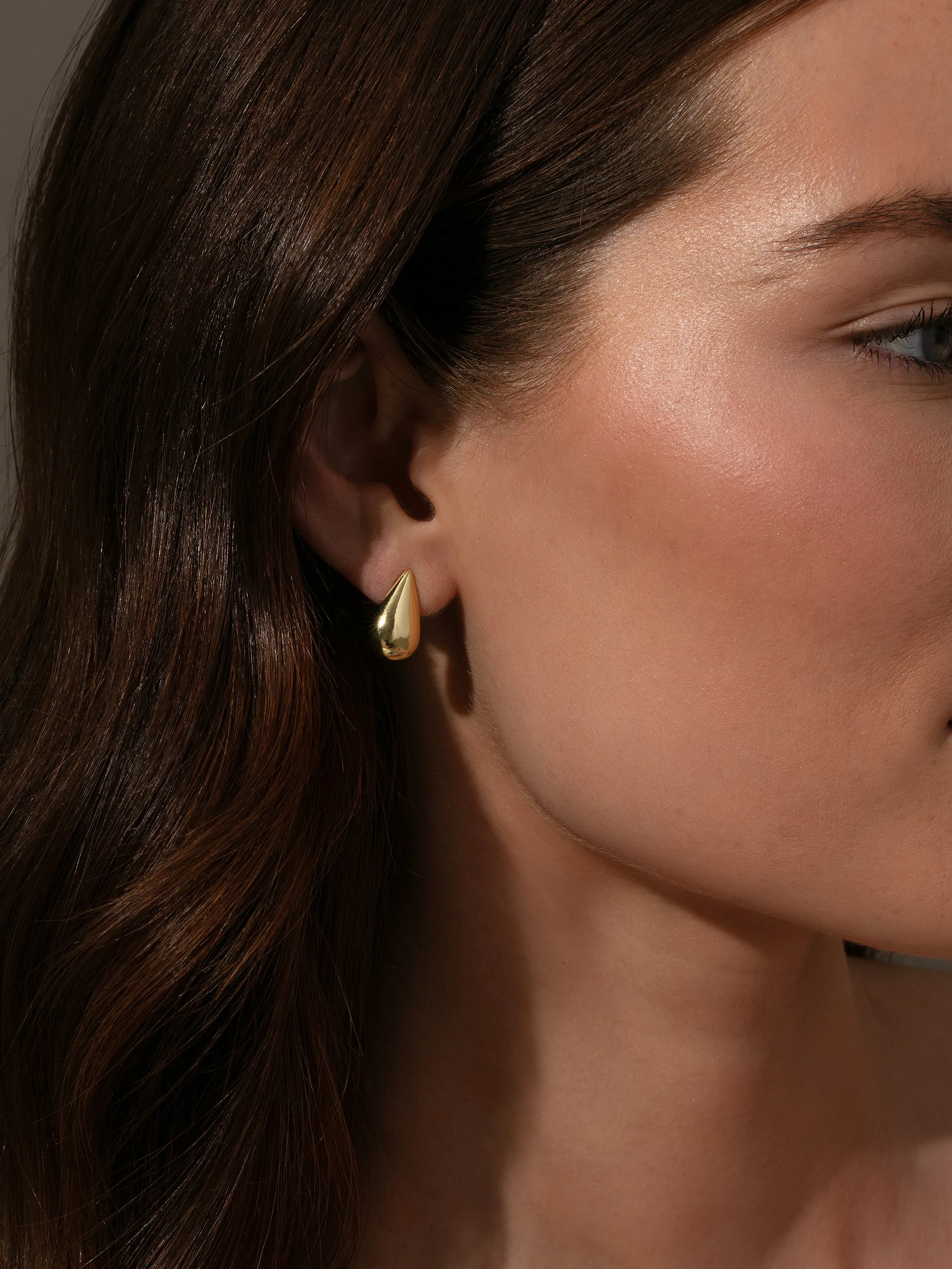 Teardrop Stud Earrings