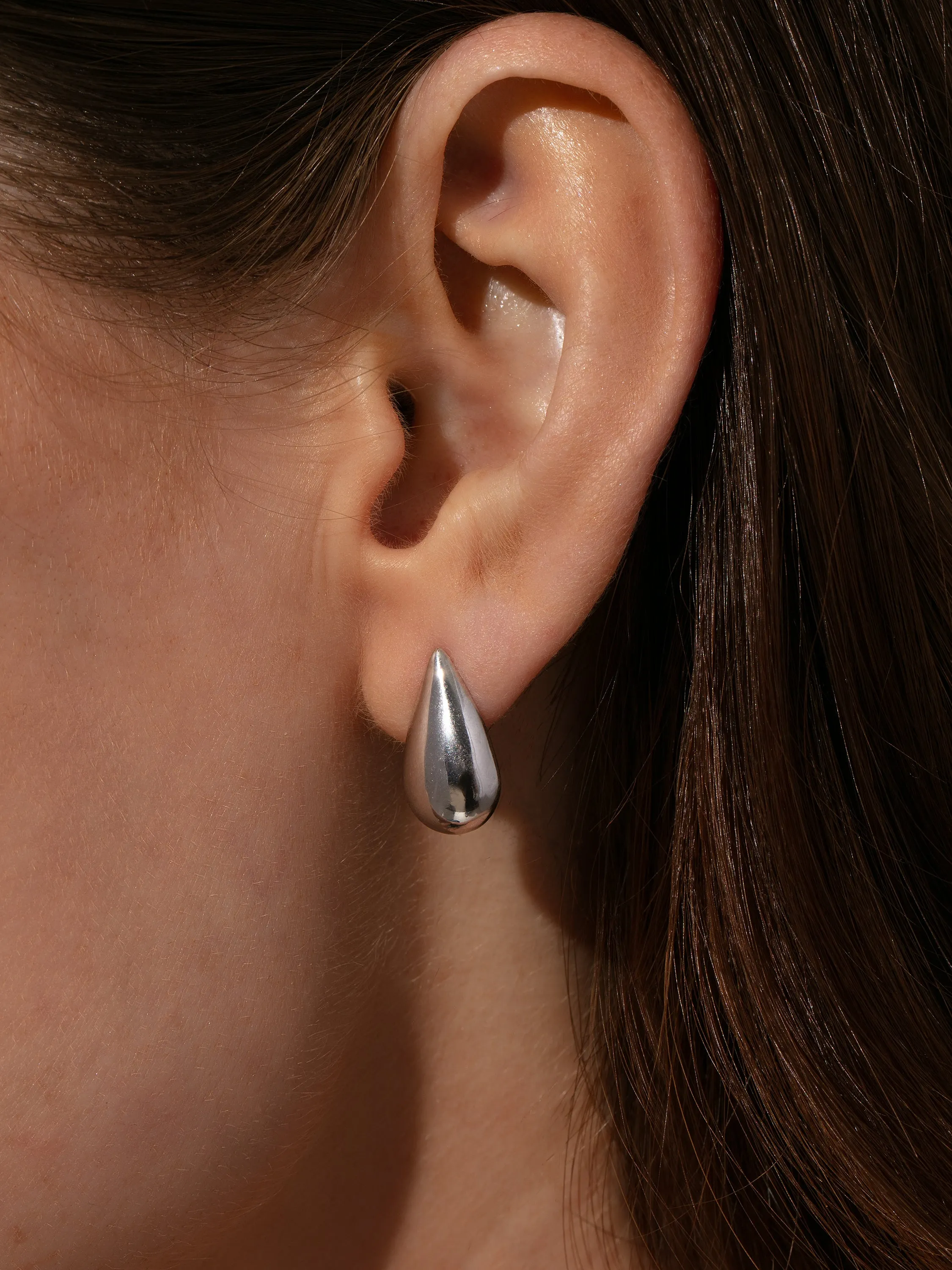 Teardrop Stud Earrings