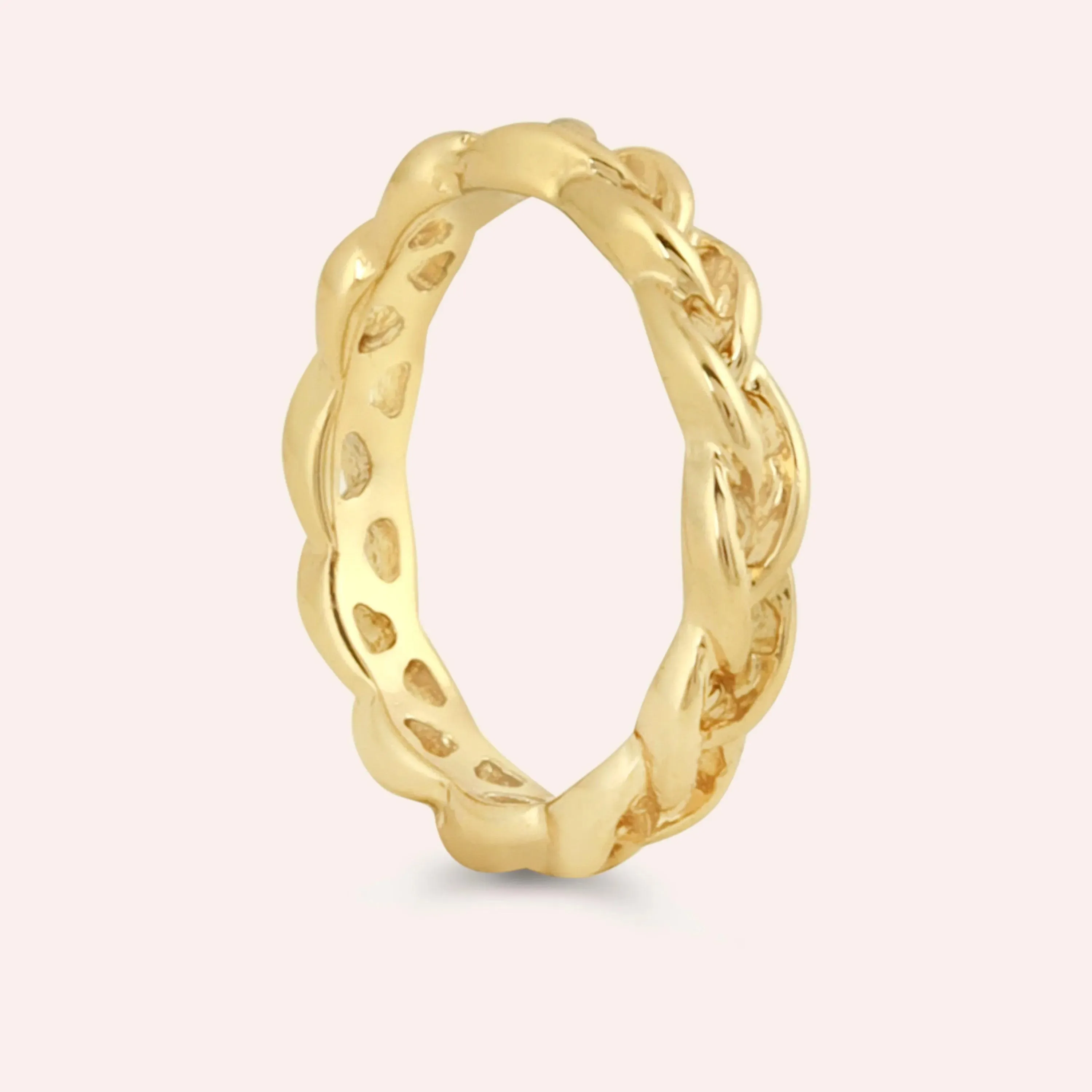 TFC 24K Braidwhisper Gold Plated Ring