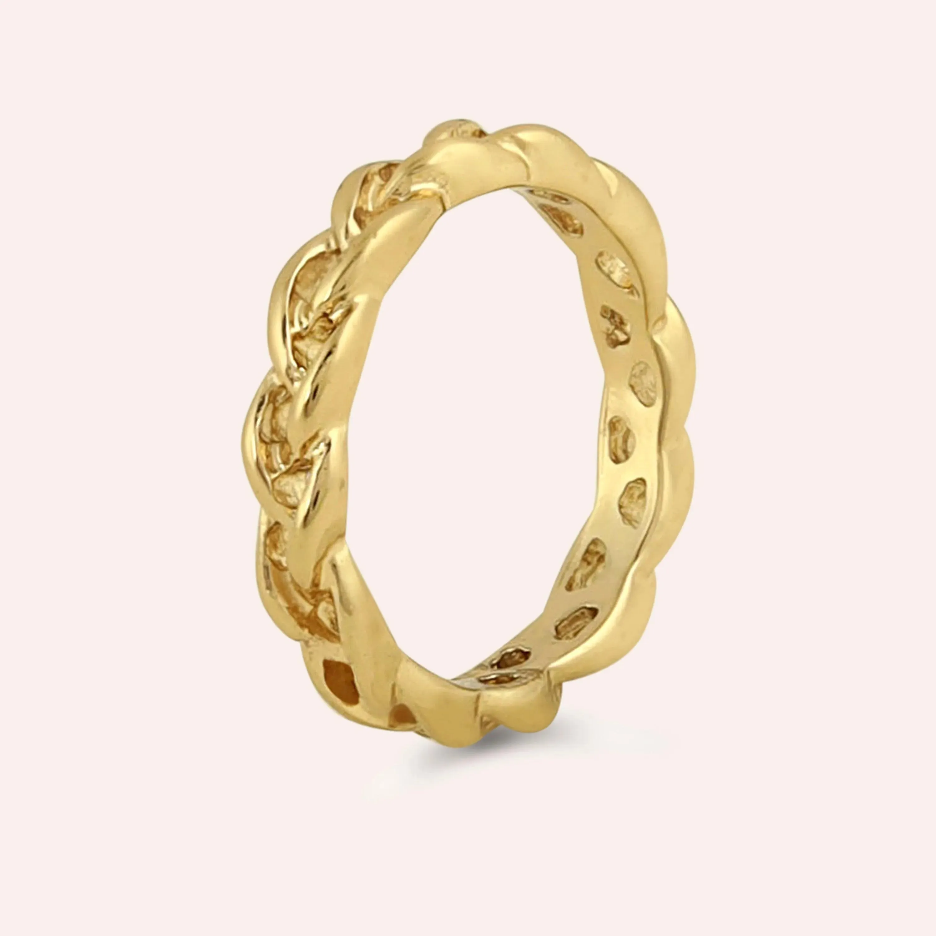 TFC 24K Braidwhisper Gold Plated Ring