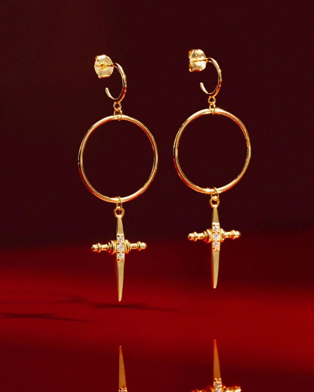 The Serene Beverly earrings - gold plated