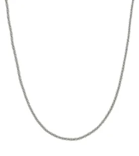 TINSEL NECKLACE 42 CM STEEL