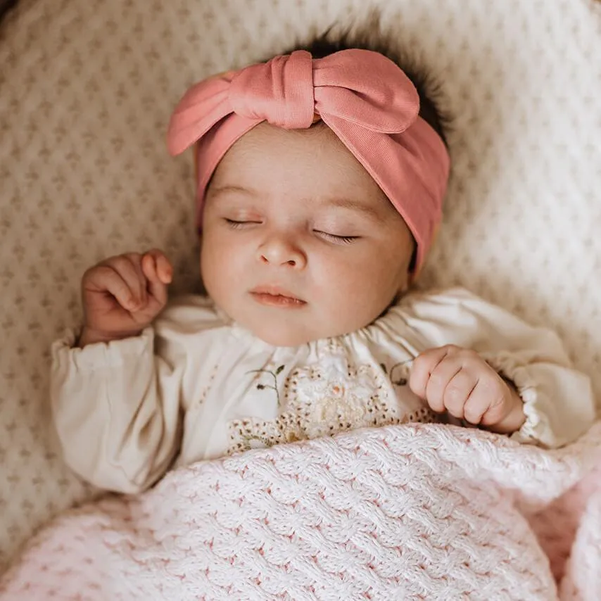 Topknot Headband - Peach