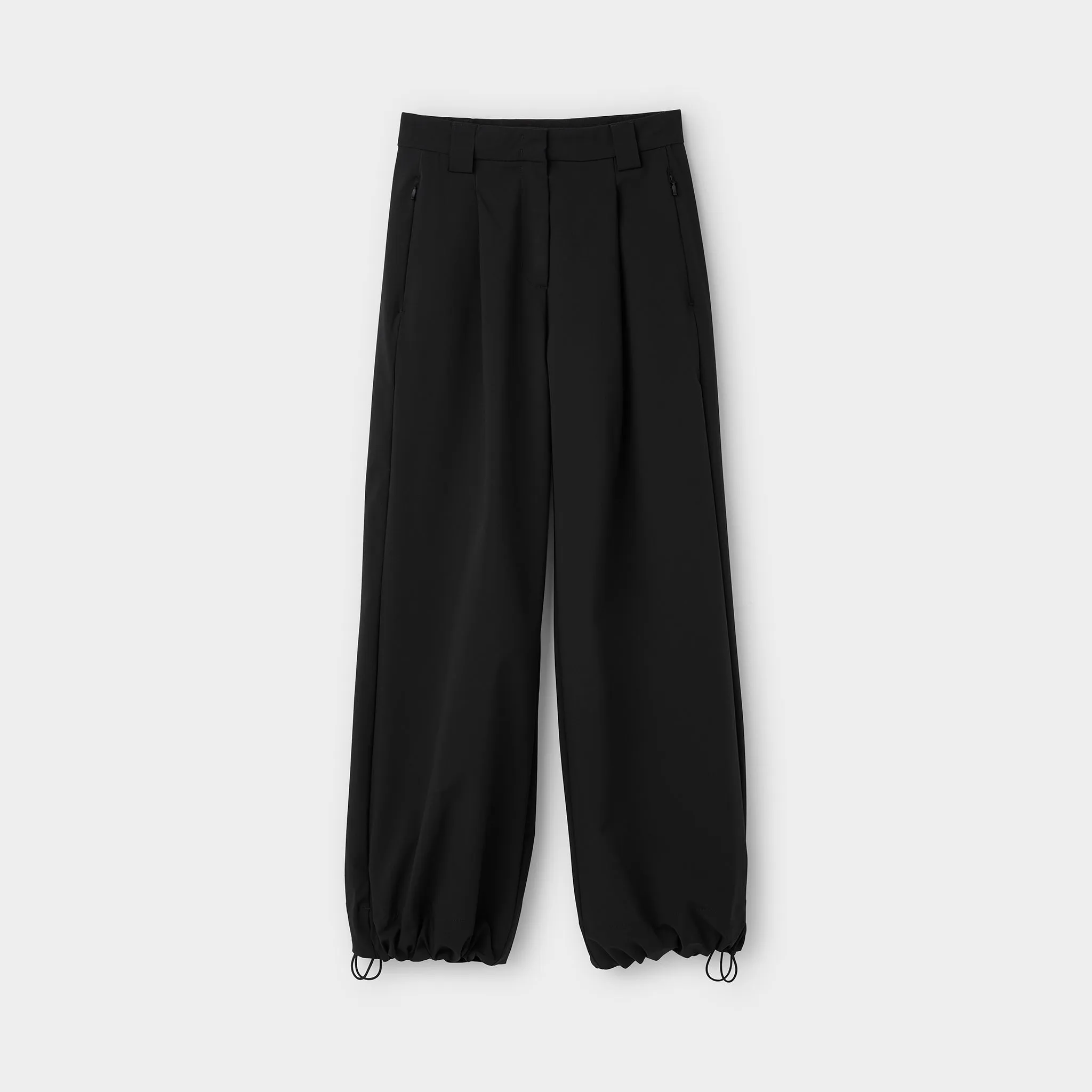 Wide Leg Tech Trouser