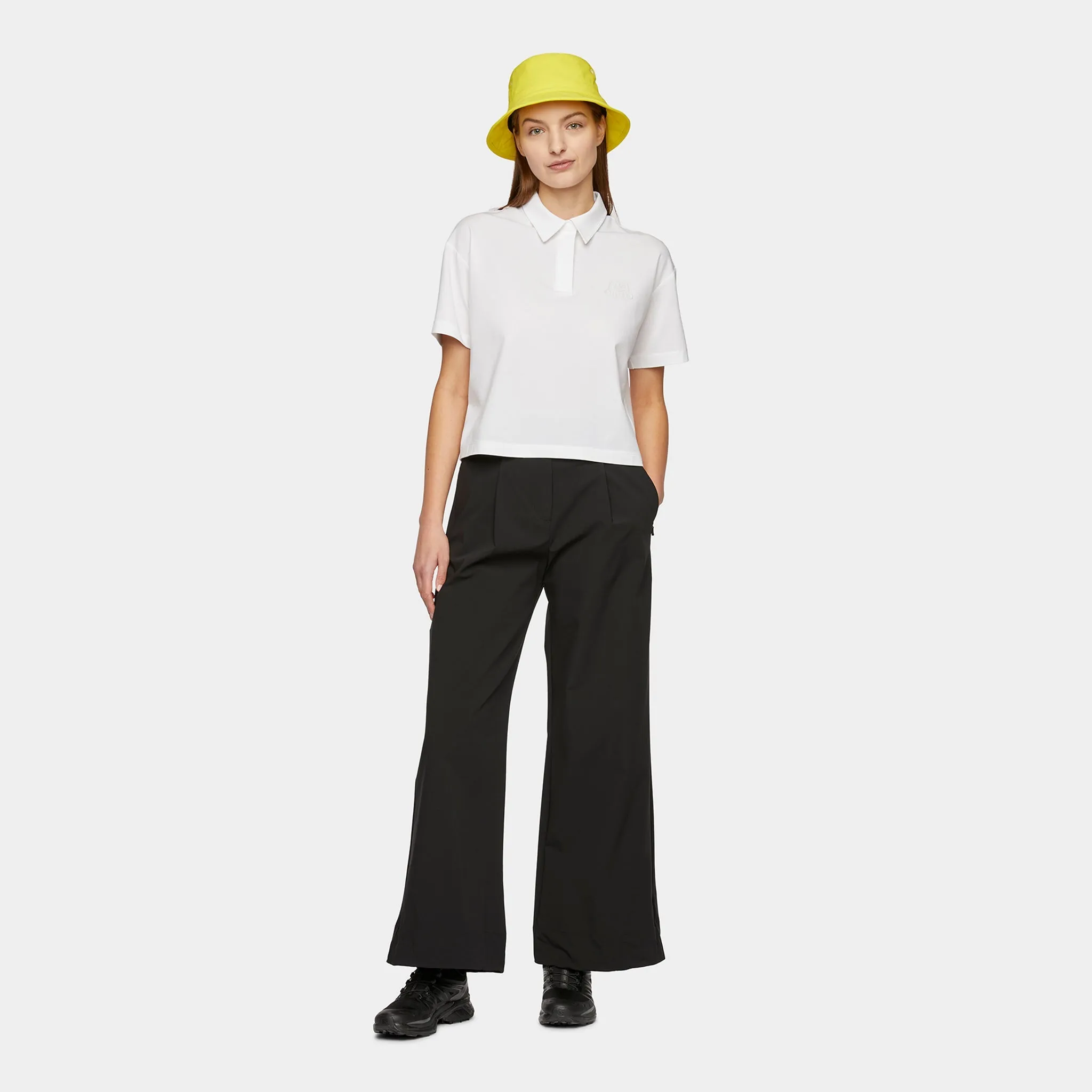 Wide Leg Tech Trouser